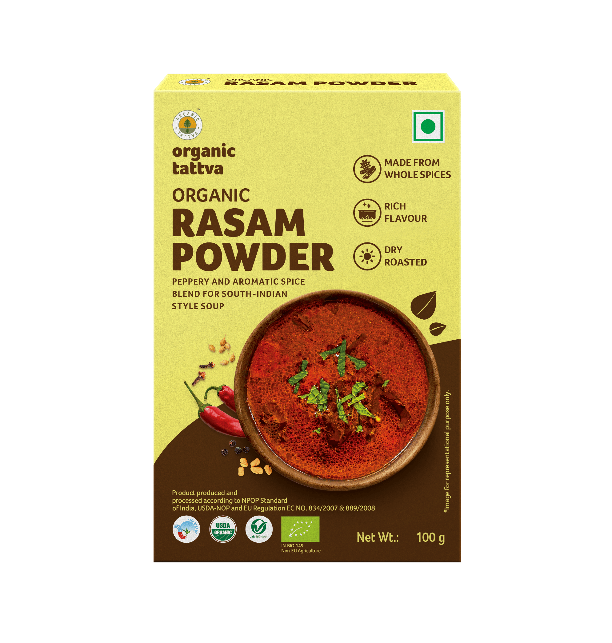 Organic Tattva Rasam Powder