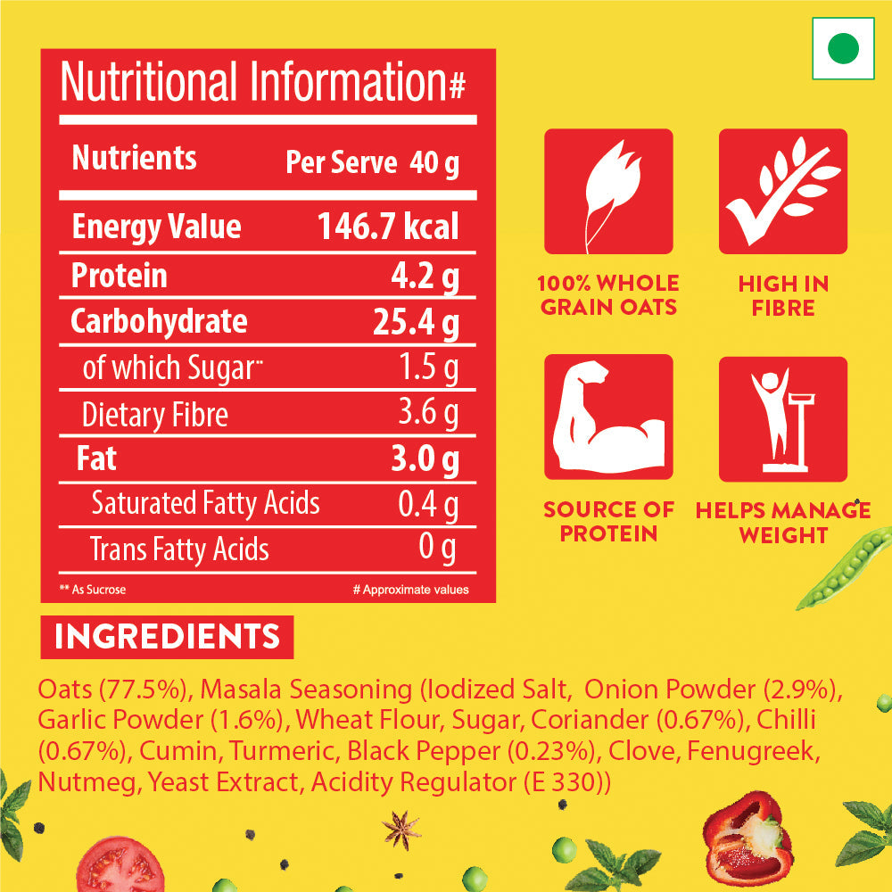 Bagrry's Masala Oats - Classic Homestyle - 500 gms
