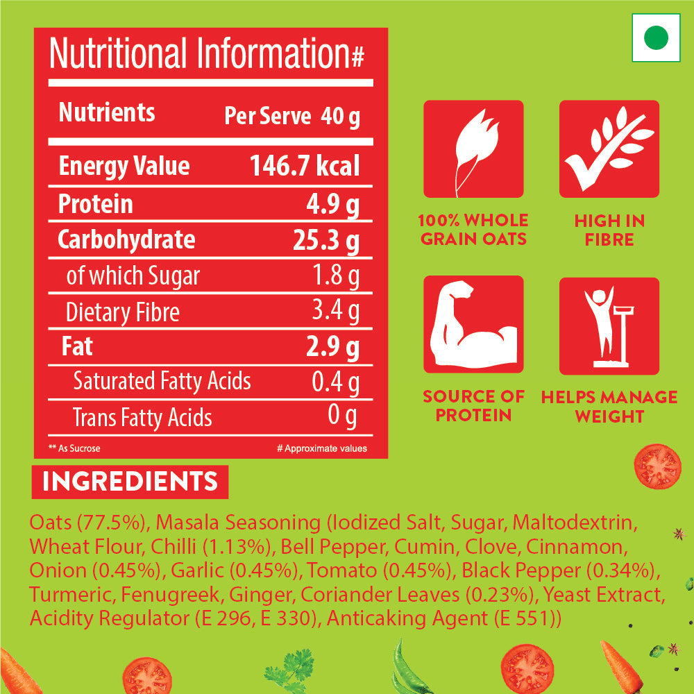 Bagrry's  Masala Oats - Tangy Tomato - 500 gms