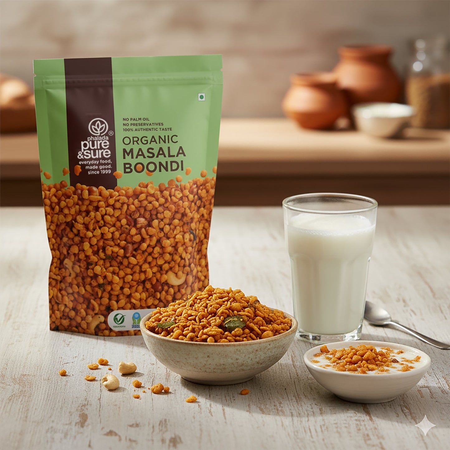 Pure & Sure Organic Masala Boondi