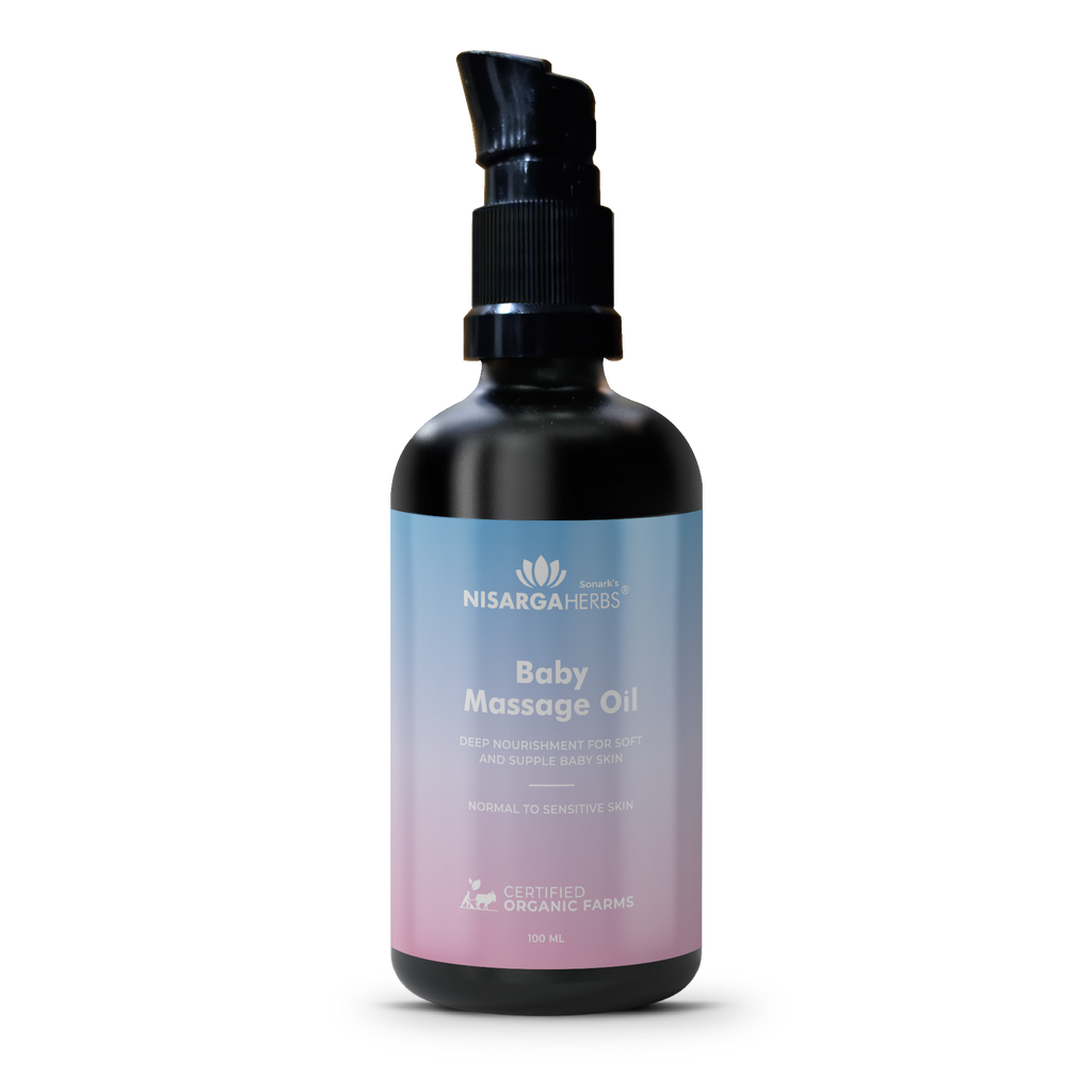 Nisarga Herbs Baby Massage Oil - 100 ml