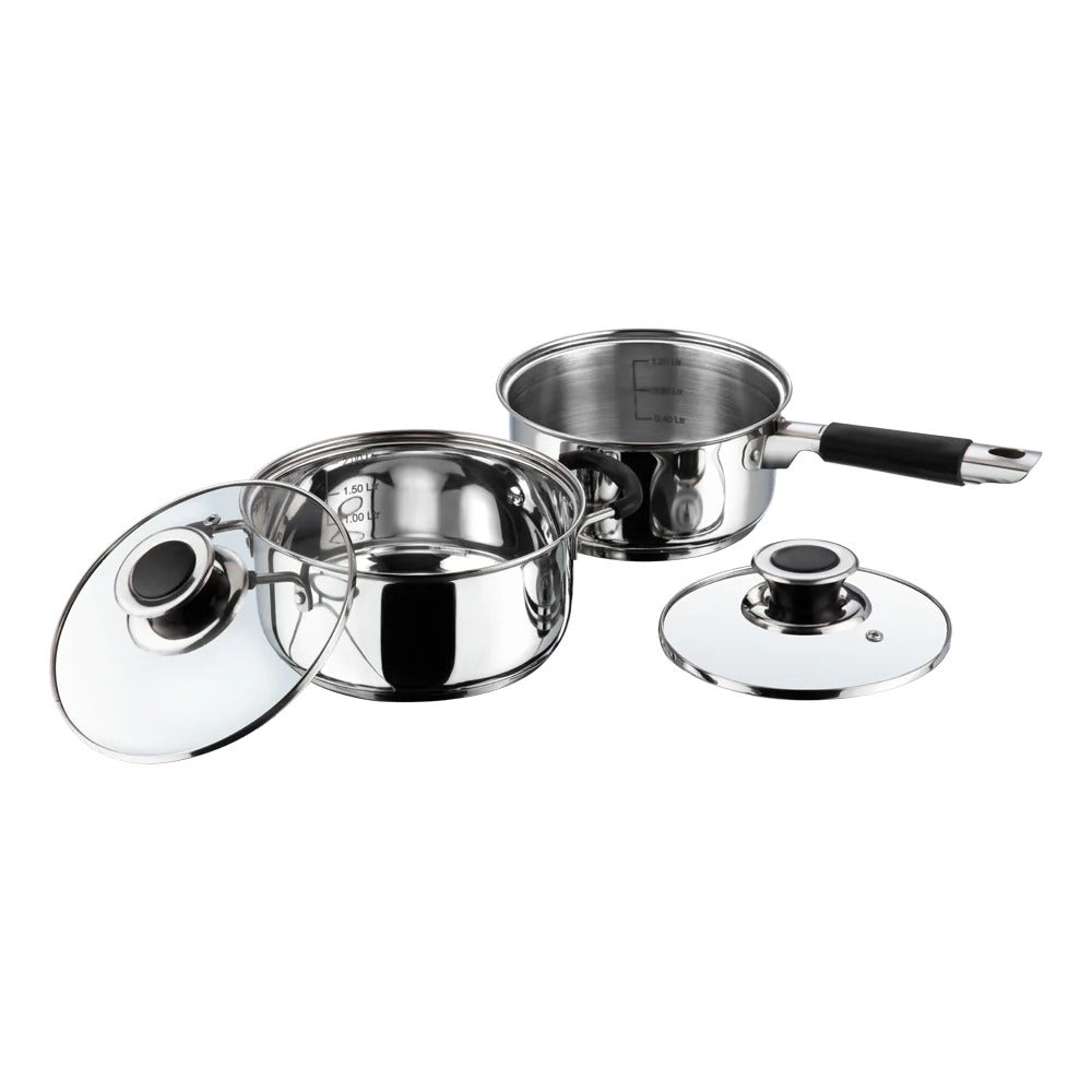 Vinod Stainless Steel Induction Friendly Master Chef Cookware Set Piece