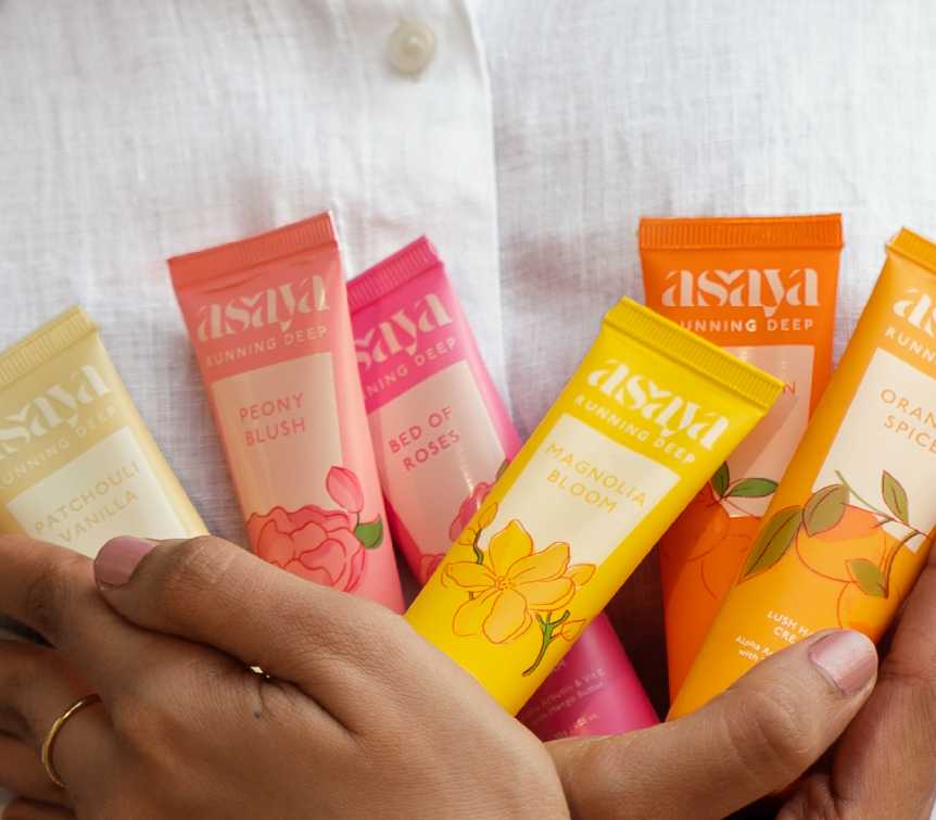 Asaya Running Deep Lush Hand Cream - 30 Gms