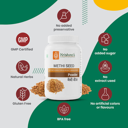 Krishna'S Herbal & Ayurveda Methi Seed Powder