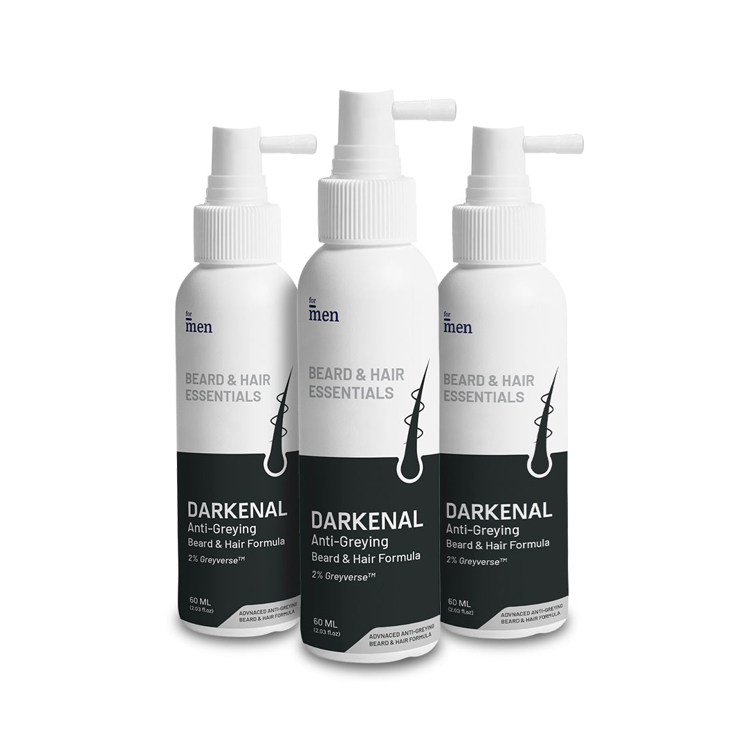 For Men Darkenal Anti Greying Hair & Beard Formula - 60 (Pack of 3)