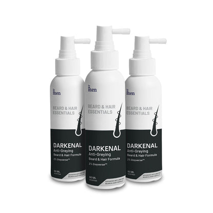 For Men Darkenal Anti Greying Hair & Beard Formula - 60 (Pack of 3)