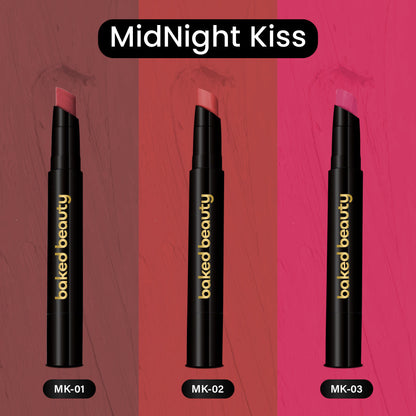 Baked Beauty Lipstick Crayon Set (Pack Of 3) - My Crayon Midnight Kiss