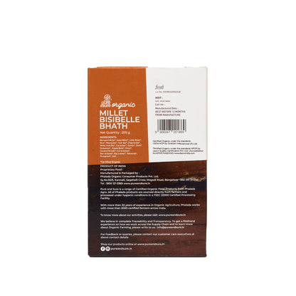 Pure & Sure Organic Millet Bisi Bele Bath