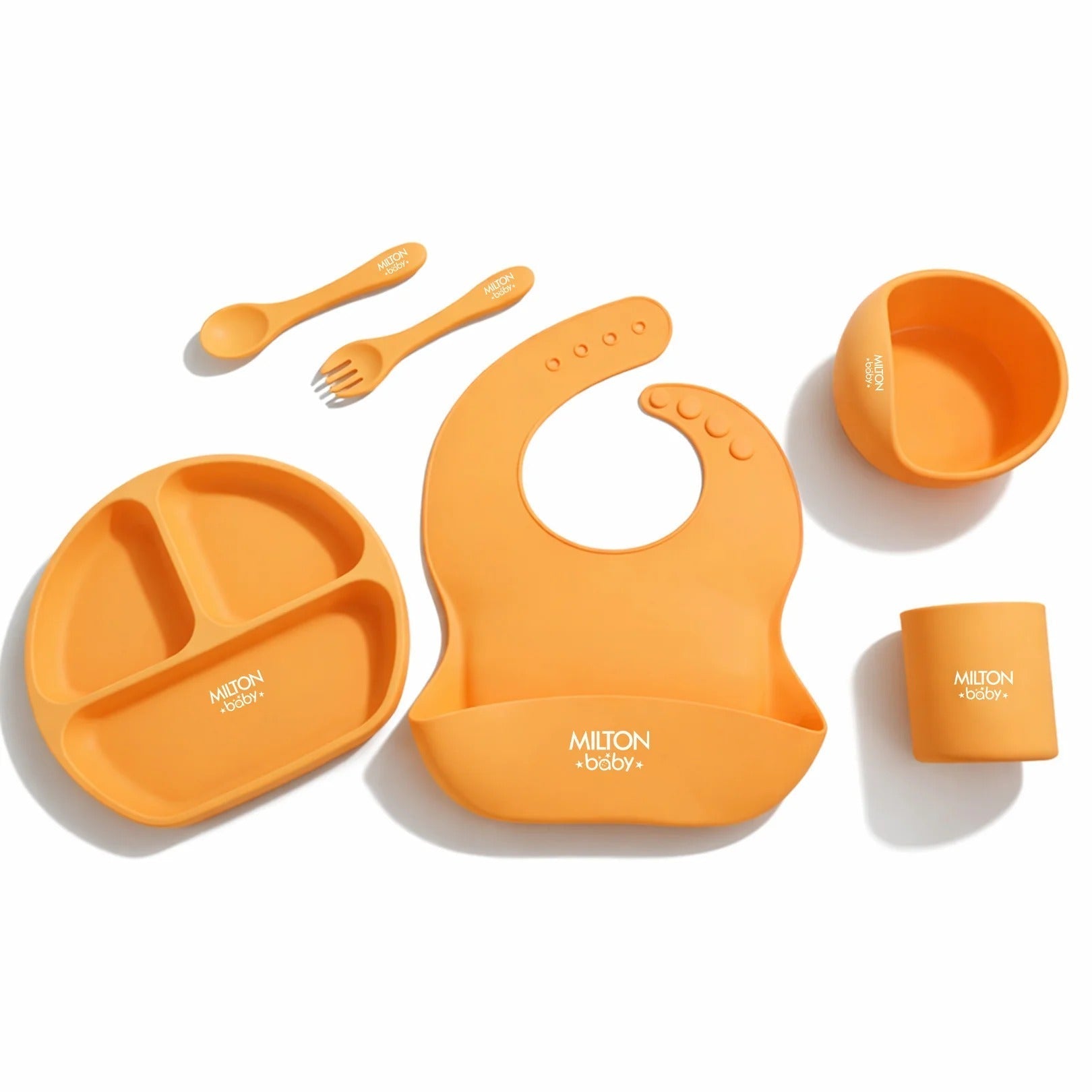 Milton Silicone Feeding 6 Pcs Set for Baby
