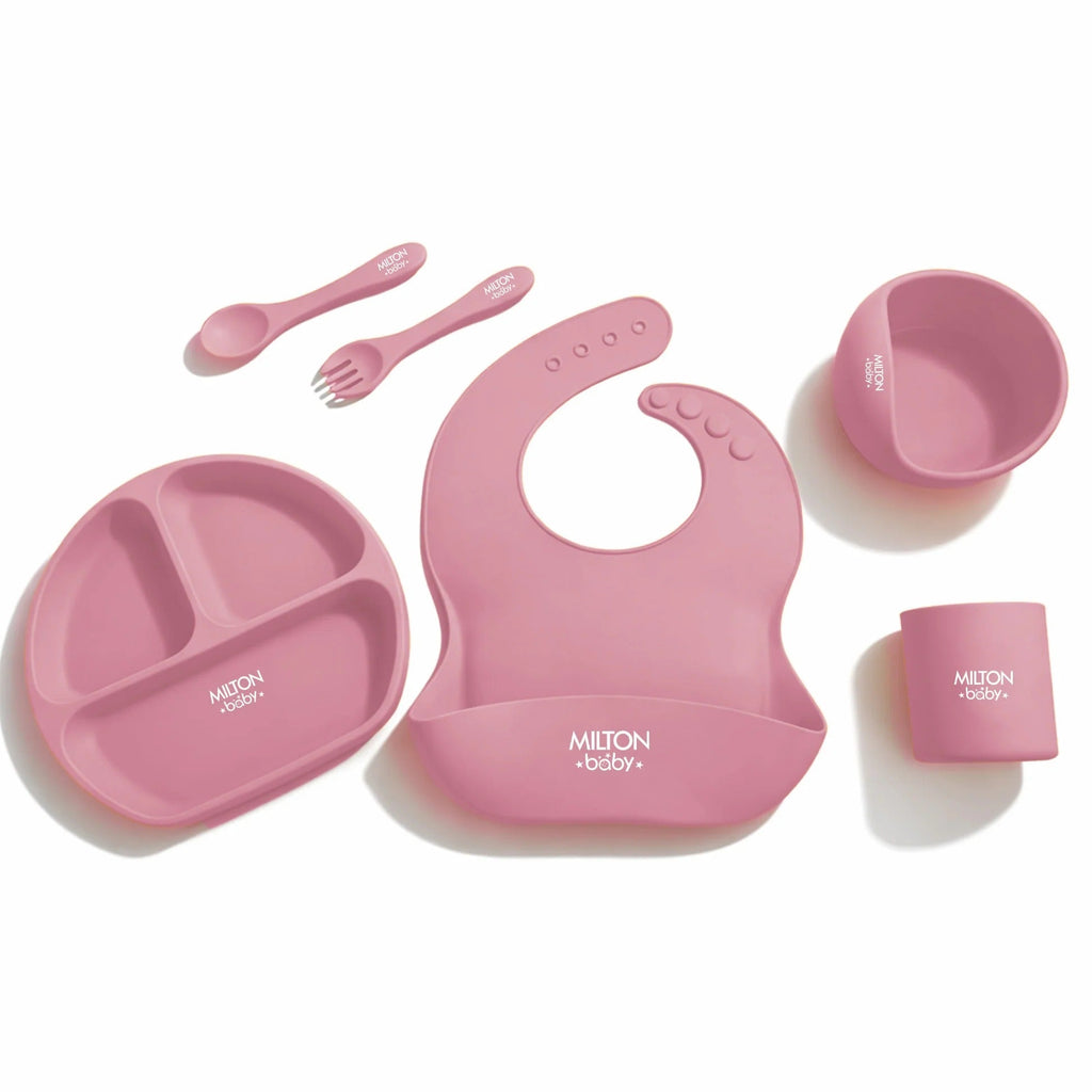 Milton Silicone Feeding 6 Pcs Set for Baby
