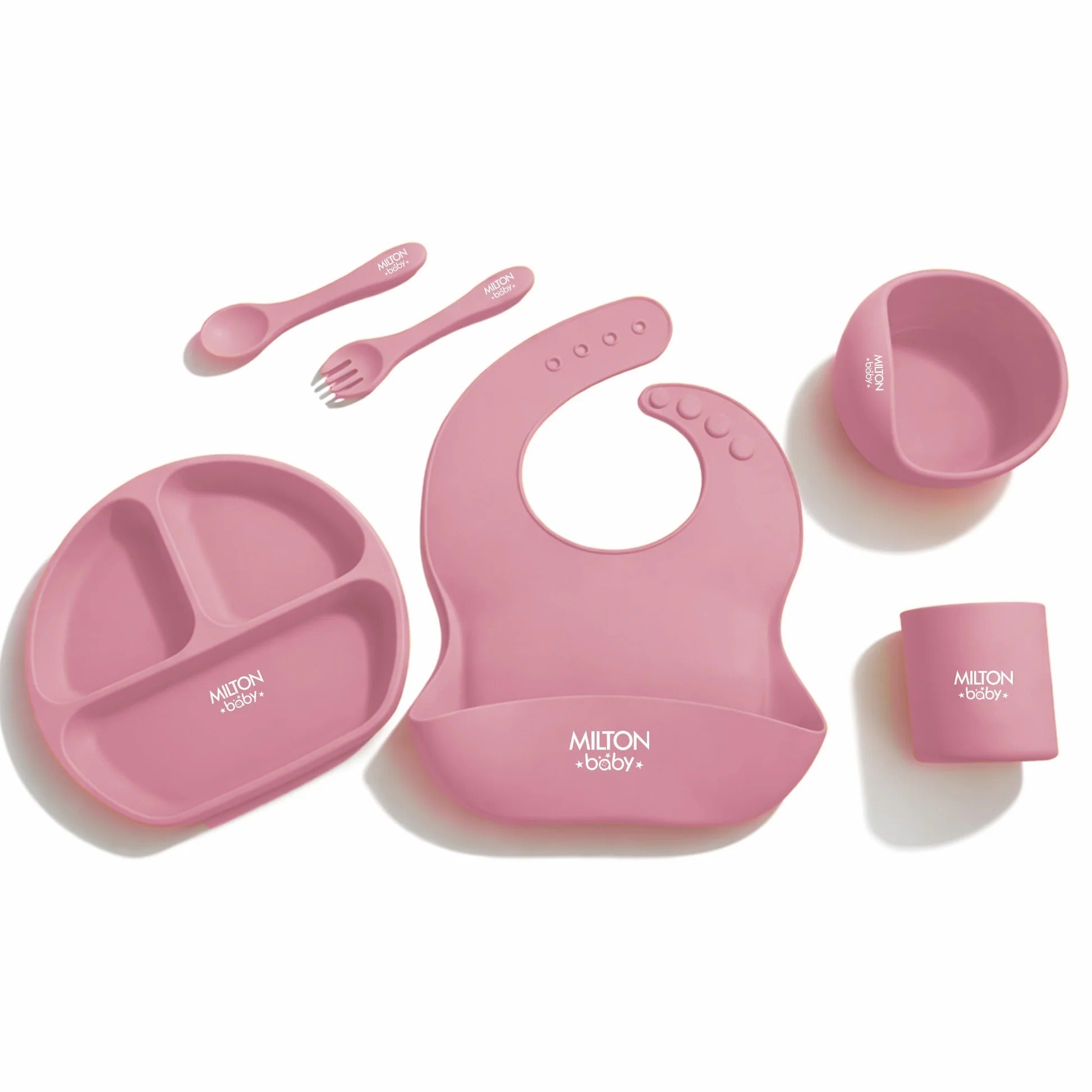 Milton Silicone Feeding 6 Pcs Set for Baby