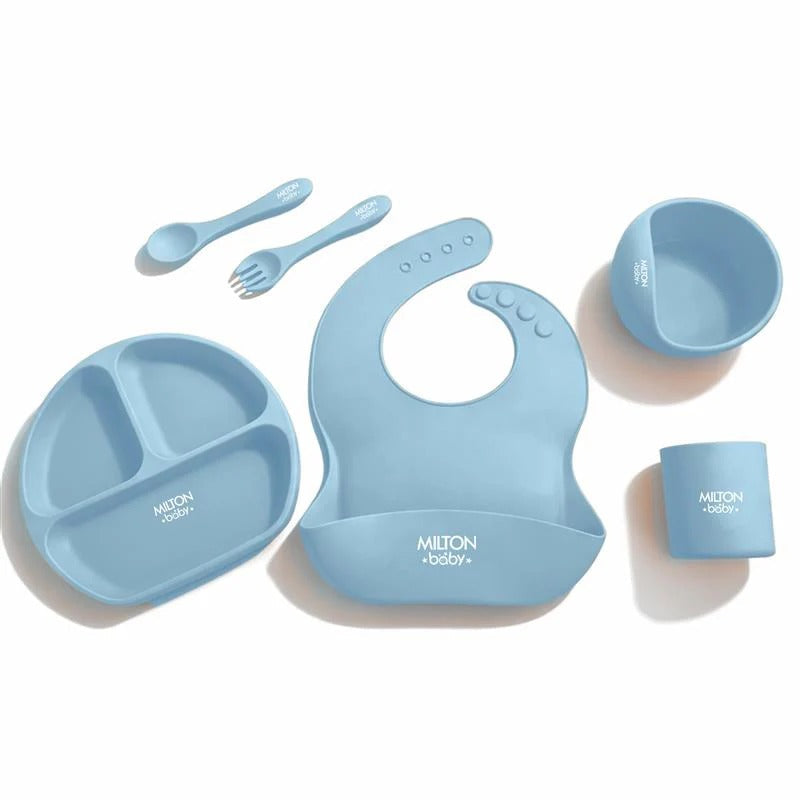 Milton Silicone Feeding 6 Pcs Set for Baby