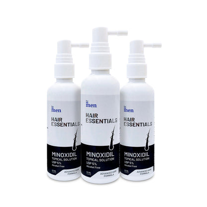 For Men Minoxidil Topical Solution - 60 ml ( Pack of 3)