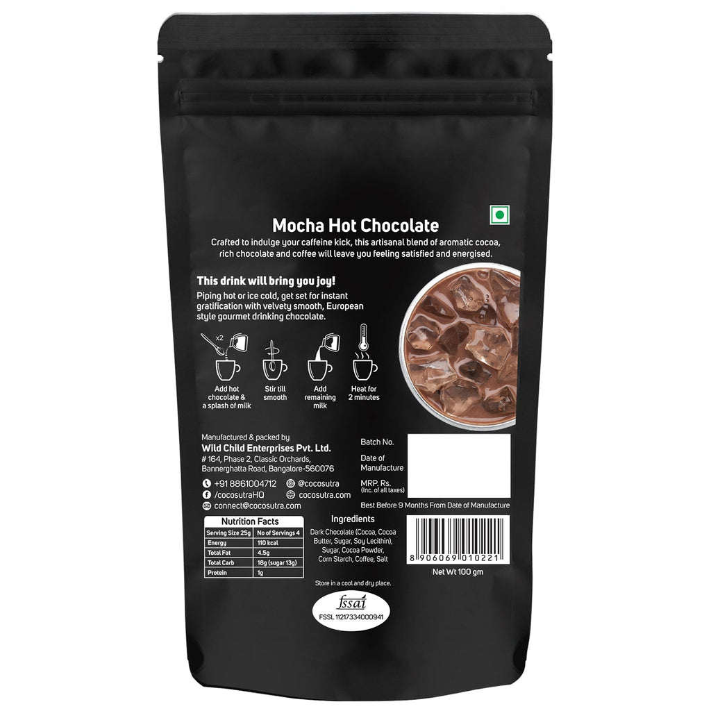 Cocosutra Mocha Hot Chocolate Mix