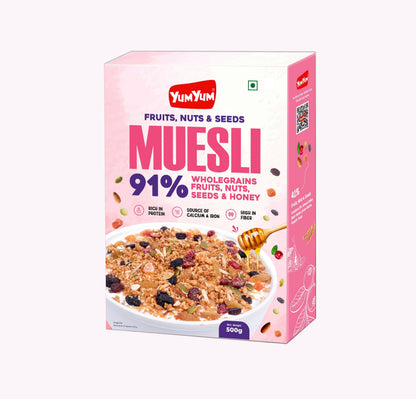 Yum Yum Fruits, Nuts & Seeds Honey Muesli Box