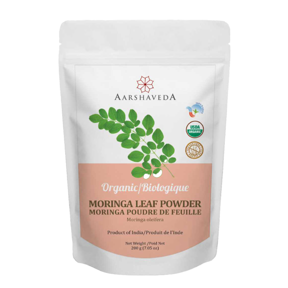 Aarshaveda Organic Moringa Leaf Powder - 200 gms