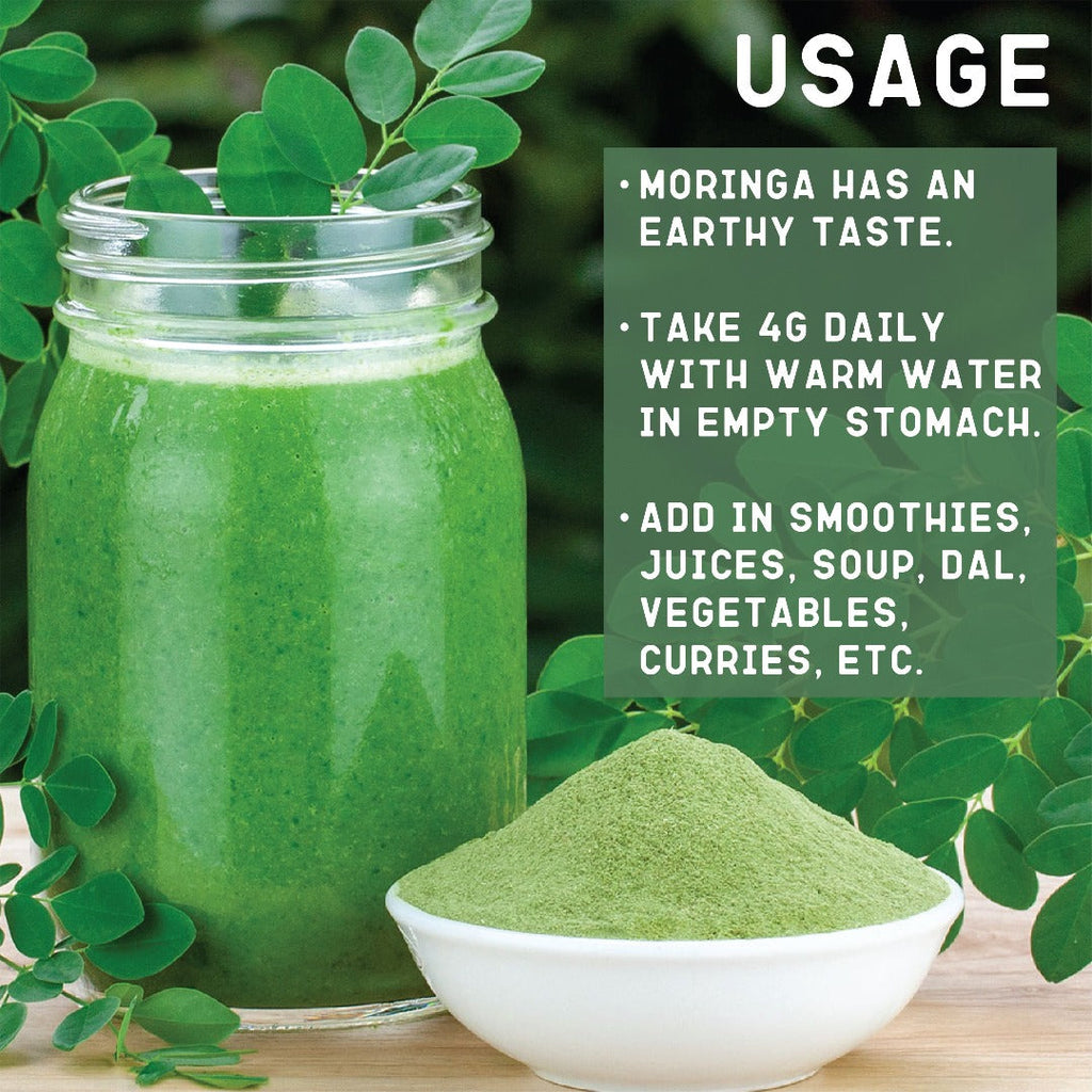 Saptamveda Buy Pure Organic Moringa Powder - 150 gms