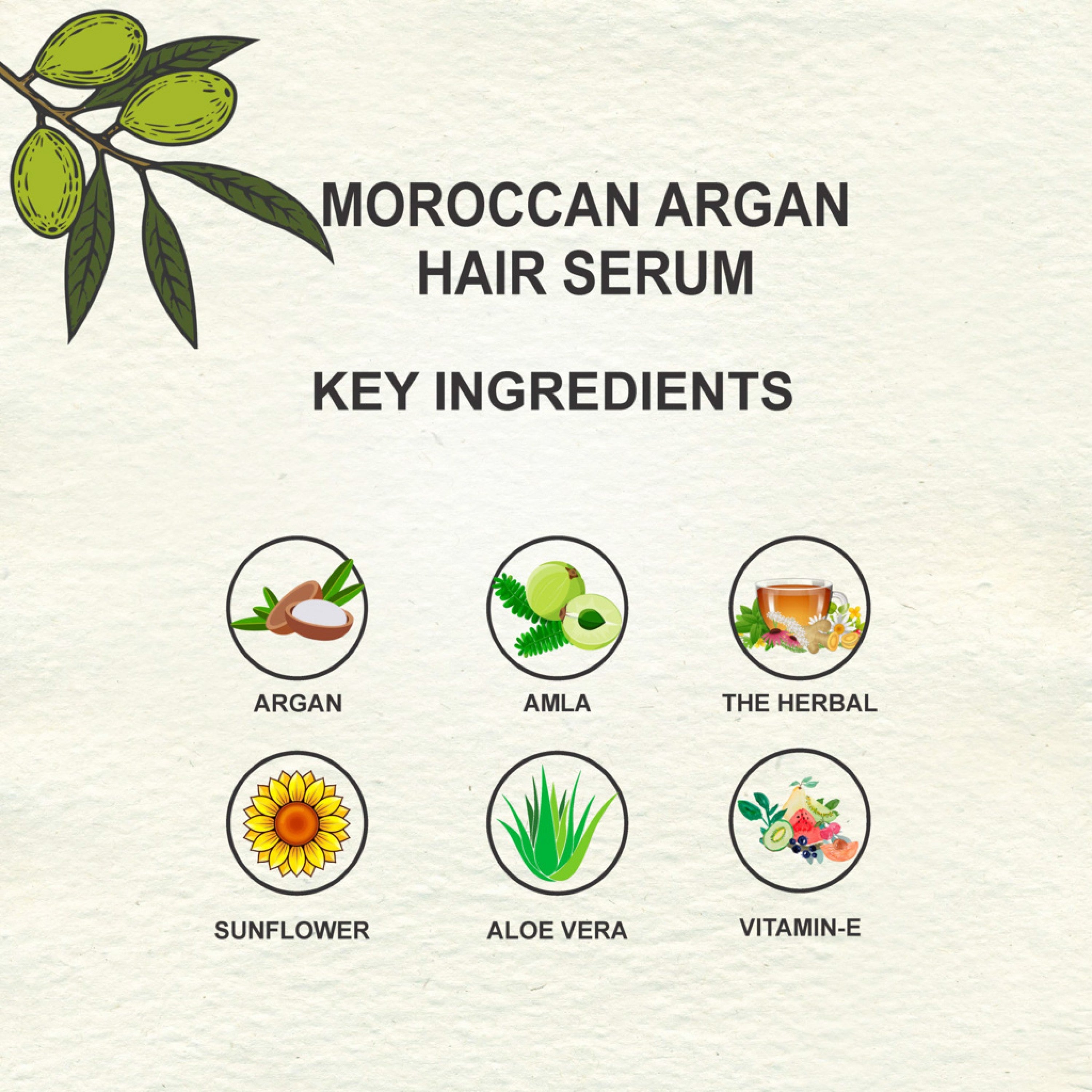 Love Earth Moroccan Argan Hair Serum - 100 ml