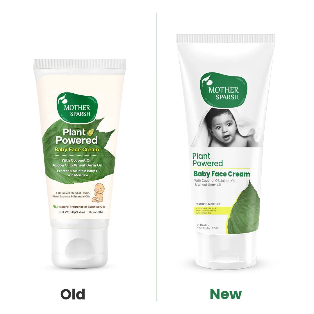 Mother Sparsh Plant Powered Natural Baby Face Cream - 50 gms