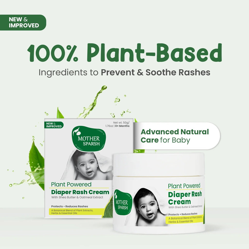 Mother Sparsh Plant Powered Diaper Rash Cream For Babies - 50 gms