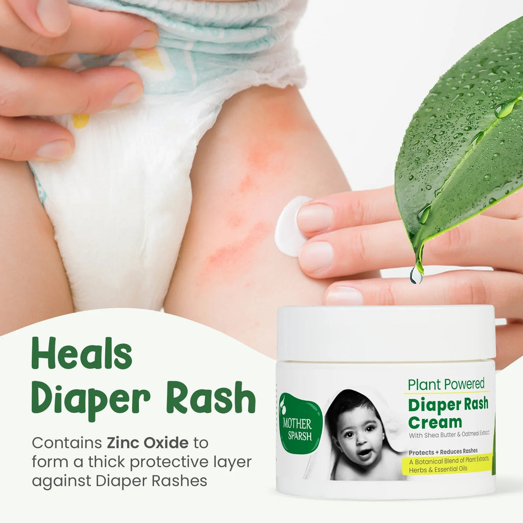 Mother Sparsh Plant Powered Diaper Rash Cream For Babies - 50 gms