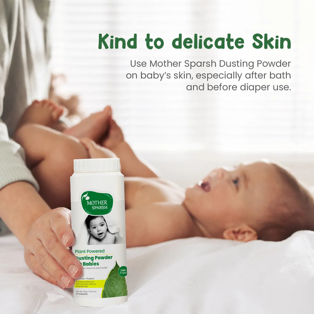 Mother Sparsh Dusting Powder For Babies - 100 gms