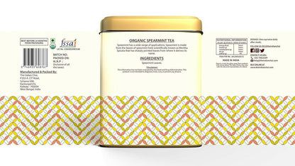 The Indian Chai – Organic Spearmint Tea 30 Pyramid Tea Bags