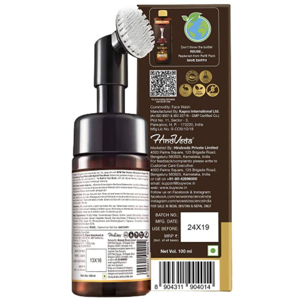 Wow Skin Science Moroccan Argan Oil Foaming Face Wash - 100 ml