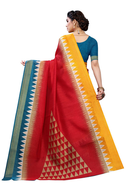 Vamika Maroon Linen Jari Border Saree Online At Low Price