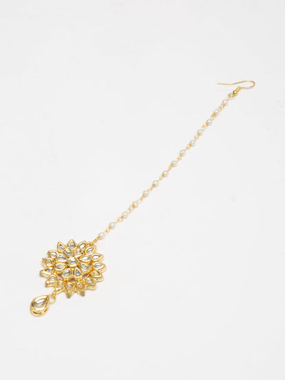 Kundan Maang Tikka - Ruby Raang