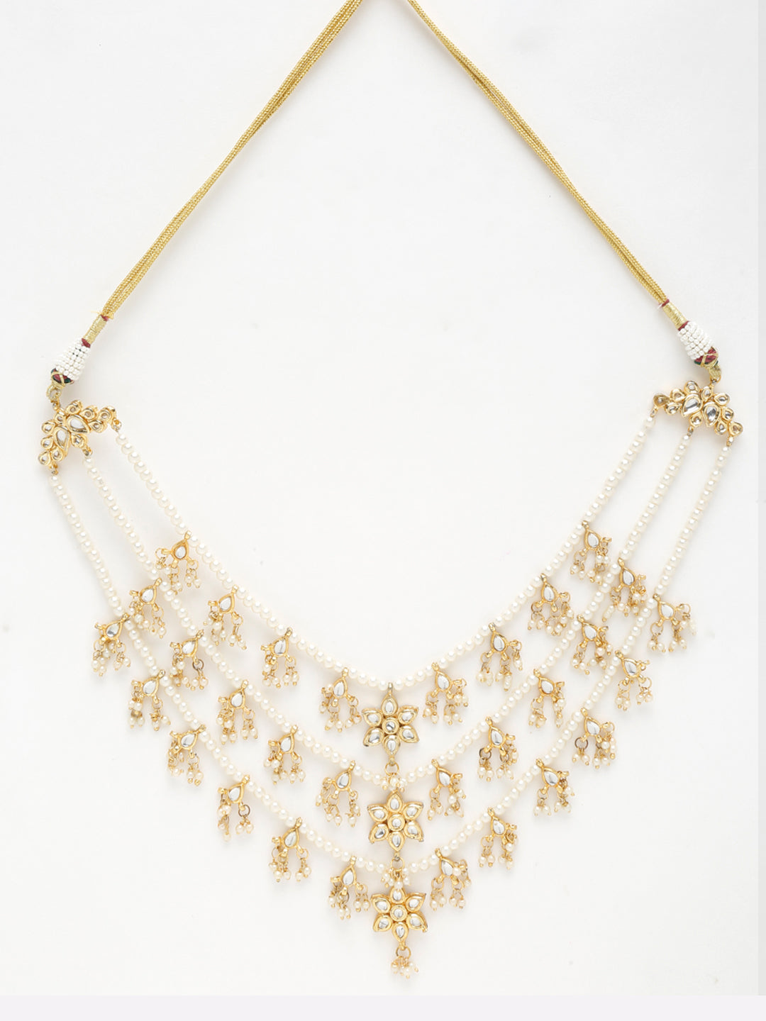 Kundan Neckpiece - Ruby Raang