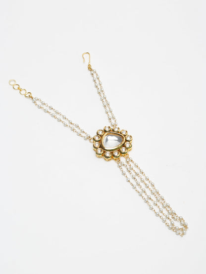 Kundan Bracelet - Ruby Raang