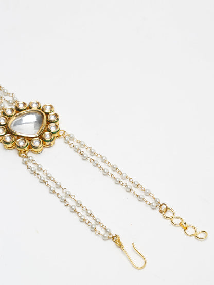 Kundan Bracelet - Ruby Raang