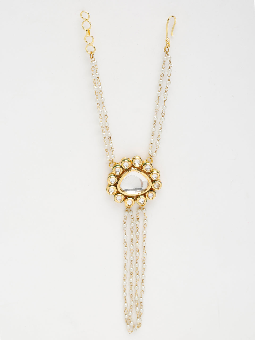 Kundan Bracelet - Ruby Raang