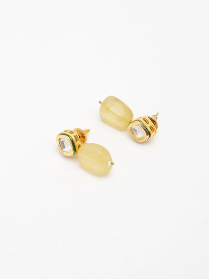 Kundan Studs - Ruby Raang