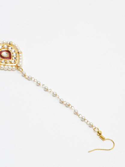 Kundan Maang Tikka - Ruby Raang