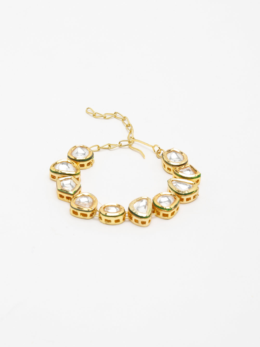 Kundan Bracelet - Ruby Raang