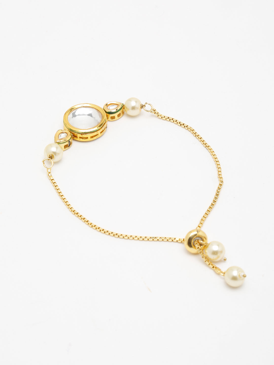 Kundan Bracelet - Ruby Raang