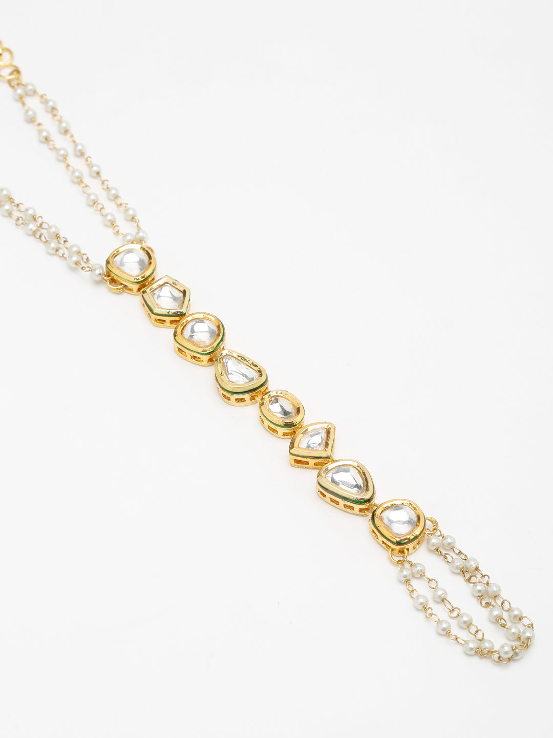 Kundan Bracelet - Ruby Raang