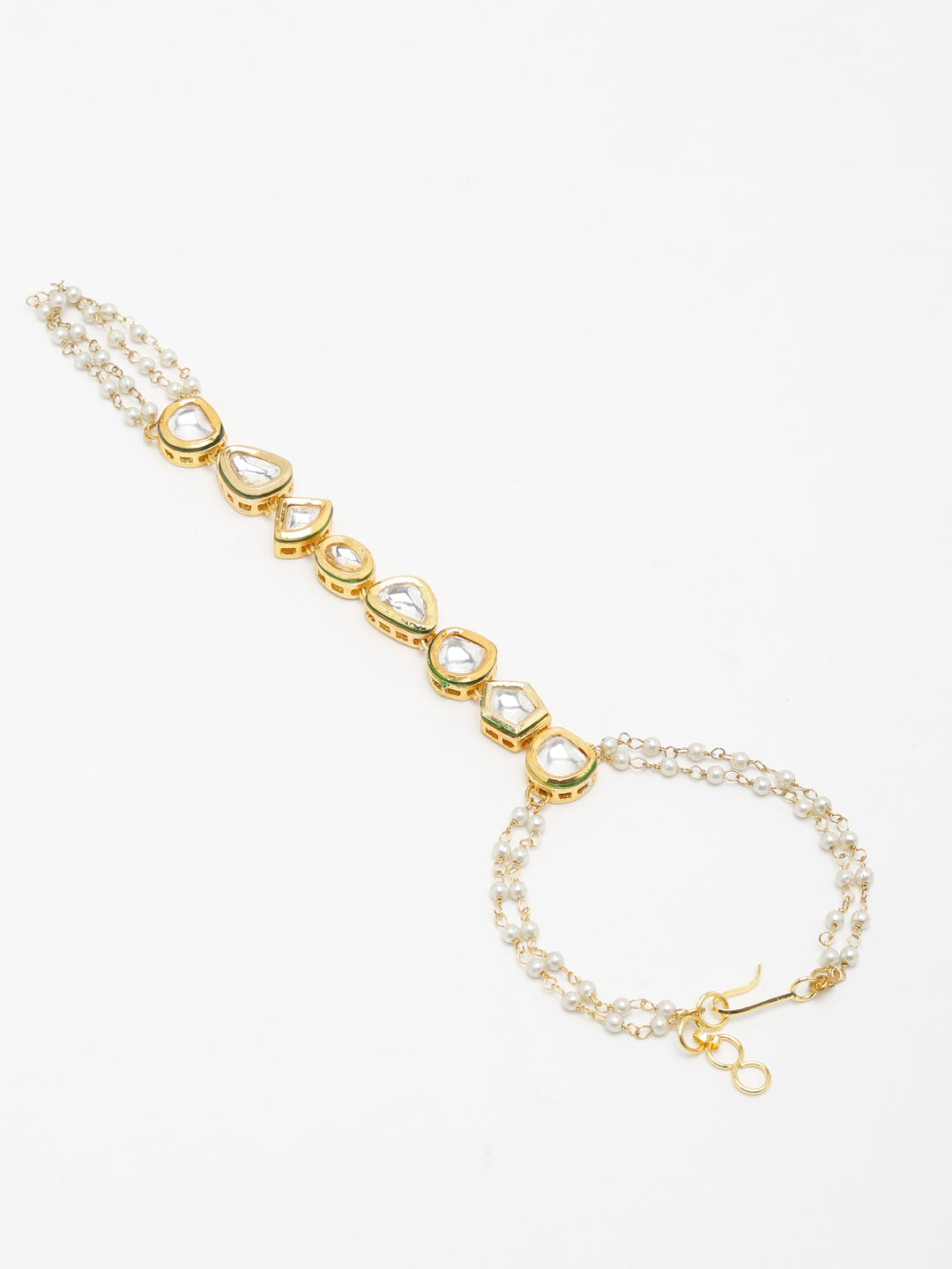 Kundan Bracelet - Ruby Raang