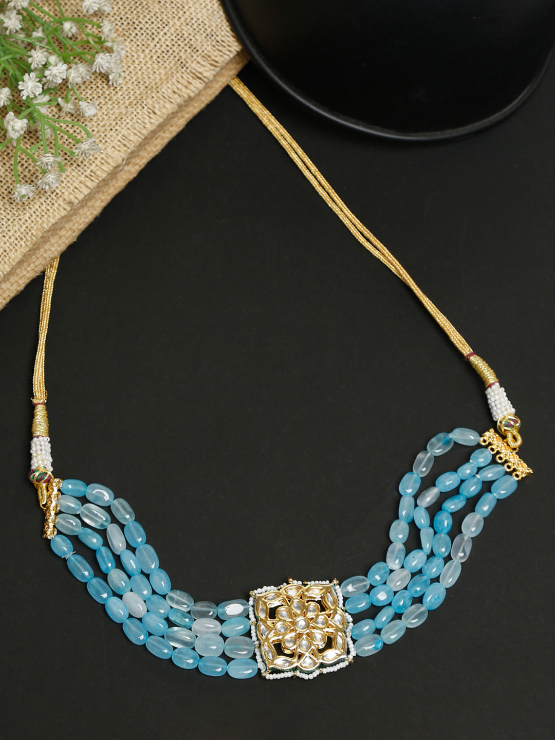 Kundan Choker - Ruby Raang