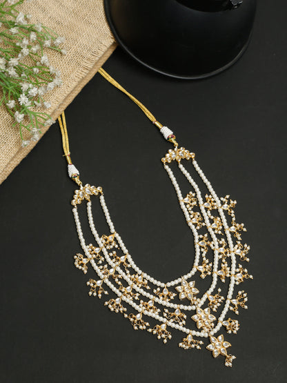 Kundan Neckpiece - Ruby Raang
