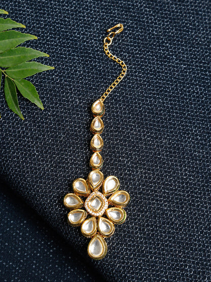 Kundan Maang Tikka - Ruby Raang