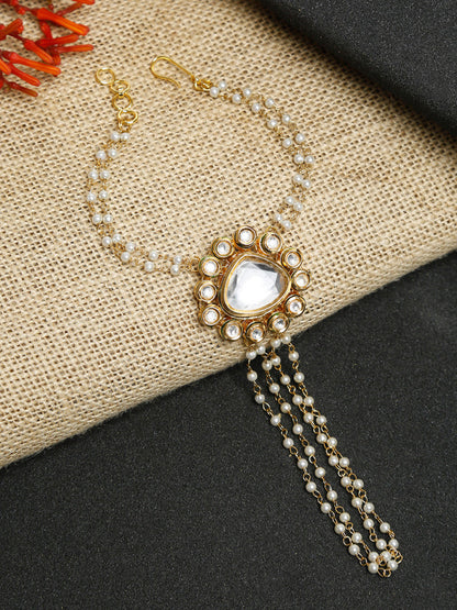 Kundan Bracelet - Ruby Raang