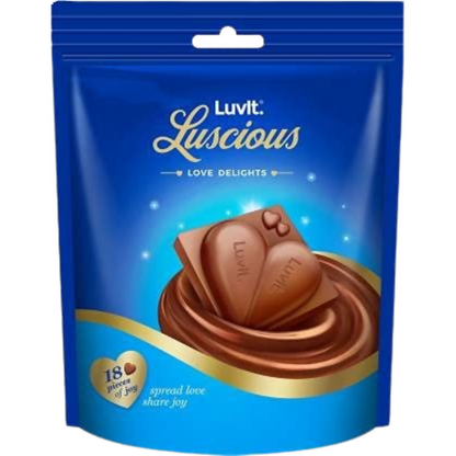 LuvIt. Luscious Love Delights - Heart Shaped Chocolate Bars