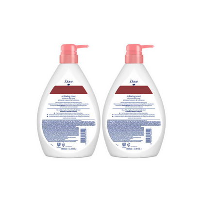 Dove Body Wash - Relaxing Care Almond Cream & Hibiscus Nourishing