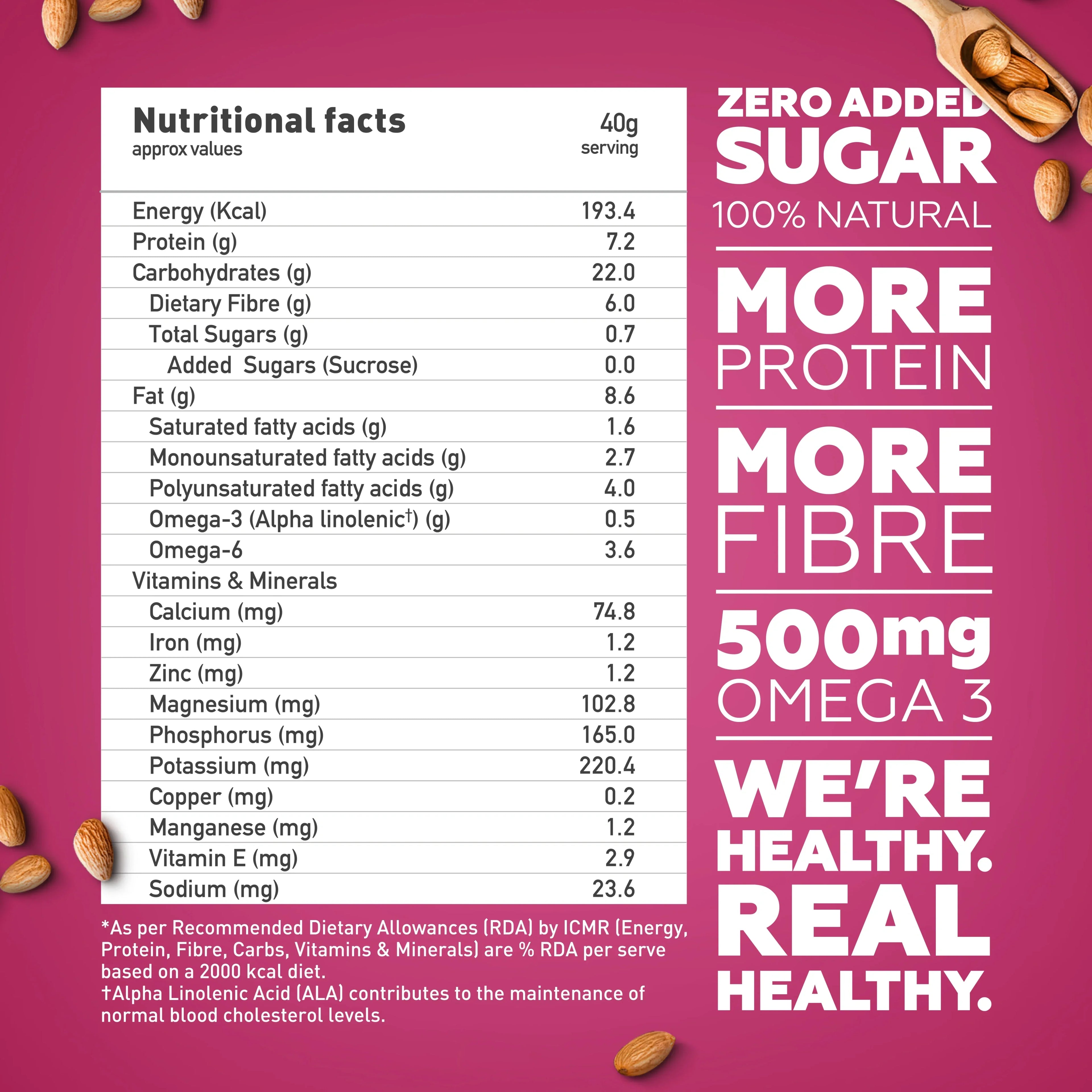 Yogabar No Added Sugar Muesli - 700 gms