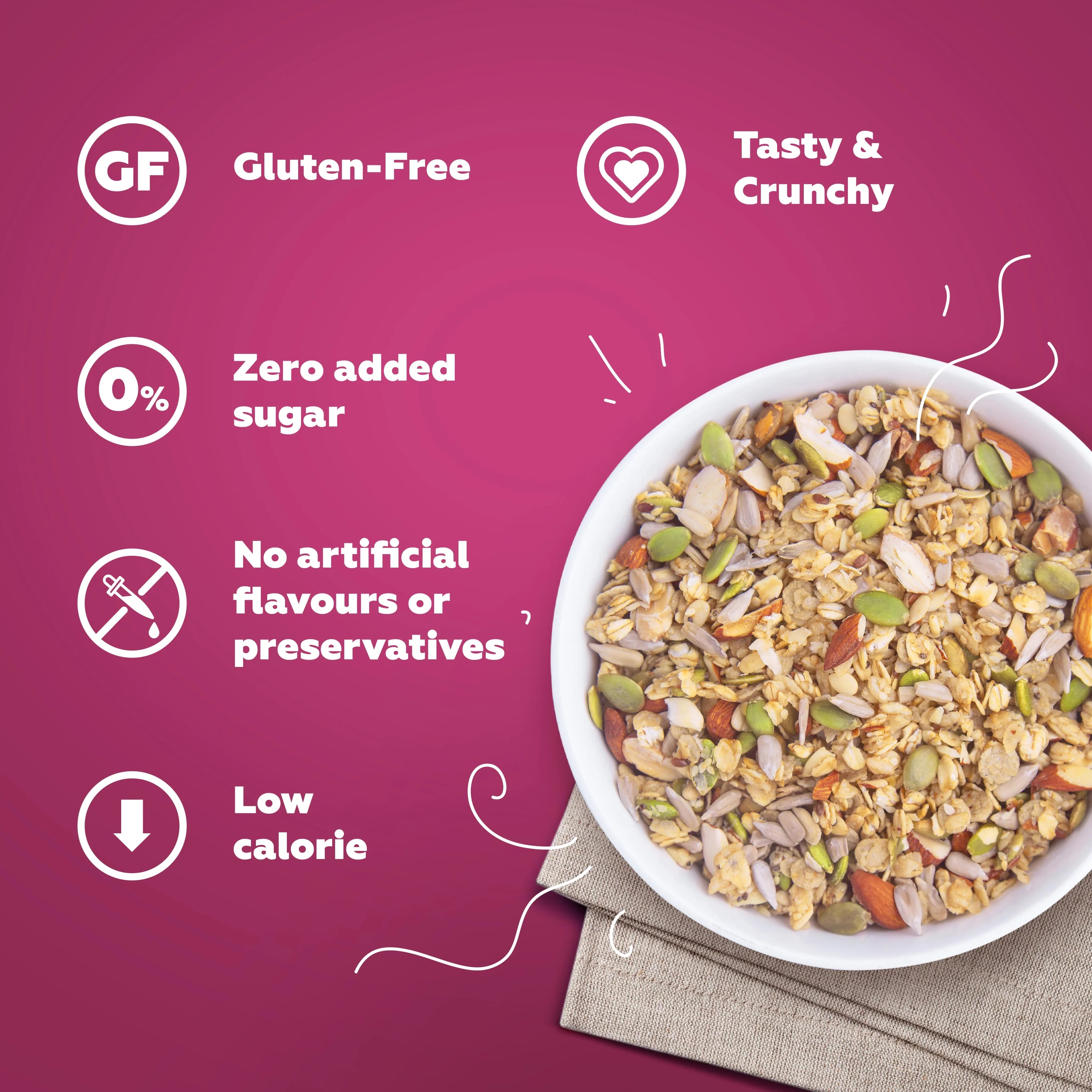 Yogabar No Added Sugar Muesli - 700 gms