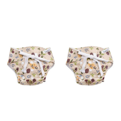 Cuddle Care Wildflower New Born Baby Diapers (Pack of 2)