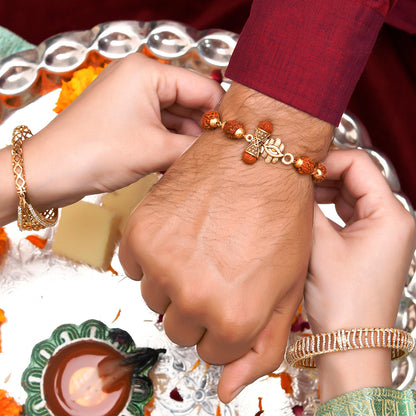 trueBrowns X Voylla Ethnic Rudraksha Beads Rakhi